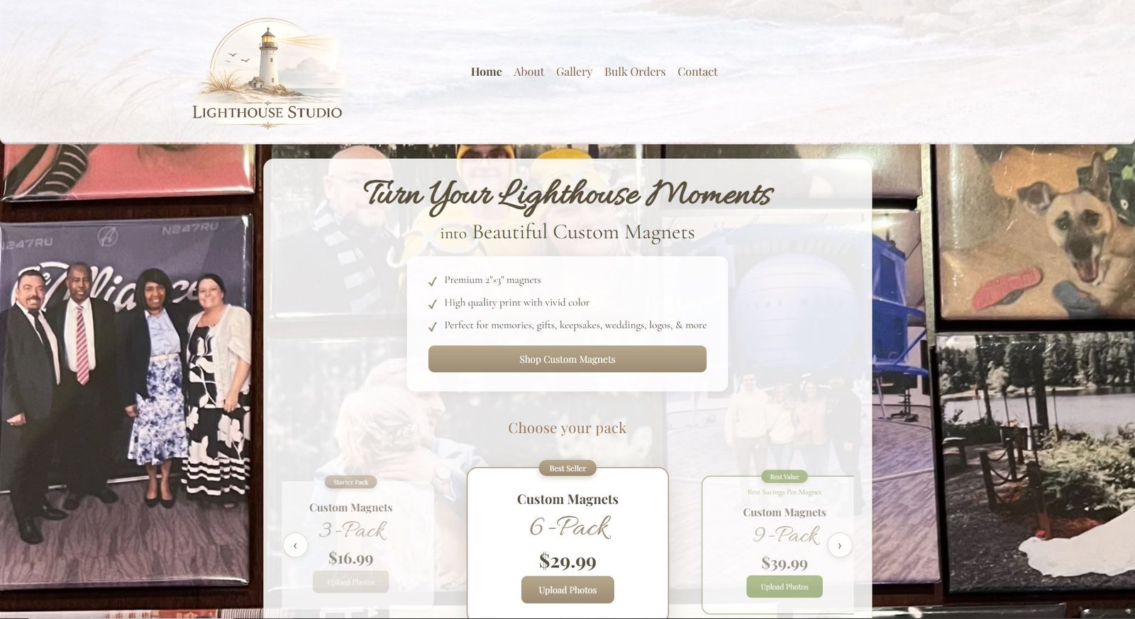 Lighthouse Studio website preview